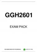 GGH2601 EXAM PACK 2023