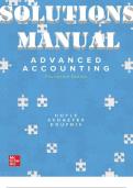 SOLUTIONS MANUAL for Advanced Accounting 14th Edition by Joe Hoyle, Thomas Schaefer and Timothy Doupnik. ISBN 9781260247824. (All Chapters 1-19)