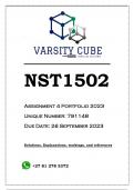 NST1502 Assignment 4 PORTFOLIO (ANSWERS) 2023 (791148) - DISTINCTION GUARANTEED