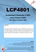 LCP4801 Assignment 2 (COMPLETE ANSWERS) Semester 2 2023 (739050) - DUE 4 October 2023
