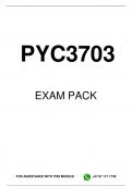 PYC3703 EXAM PACK 2023