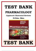 Lippincott Illustrated Reviews: Pharmacology 7th Edition, Whalen Test Bank. TEST BANK PHARMACOLOGY LIPPINCOTT ILLUSTRATED REVIEWS, 7TH EDITION, KAREN WHALEN Isbn-9781496384133