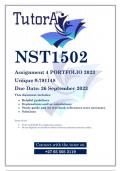 NST1502 Assignment 4 PORTFOLIO (QUALITY ANSWERS) 2023