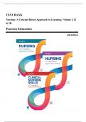 Test Bank - Nursing: A Concept-Based Approach to Learning, Volume I, II & III, 4th Edition (Pearson Education, 2023), Modules 1-51 + Chapters 1-16 | All Chapters