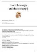 ALLE STOF BIOTECHNOLOGIE & MAATSCHAPPIJ (deeltoets 1 & 2)  Universiteit Utrecht (UU)