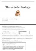 ALLE STOF THEORETISCHE BIOLOGIE - KWANTITATIEVE BIOLOGIE (deeltoets 2) Universiteit Utrecht (UU)