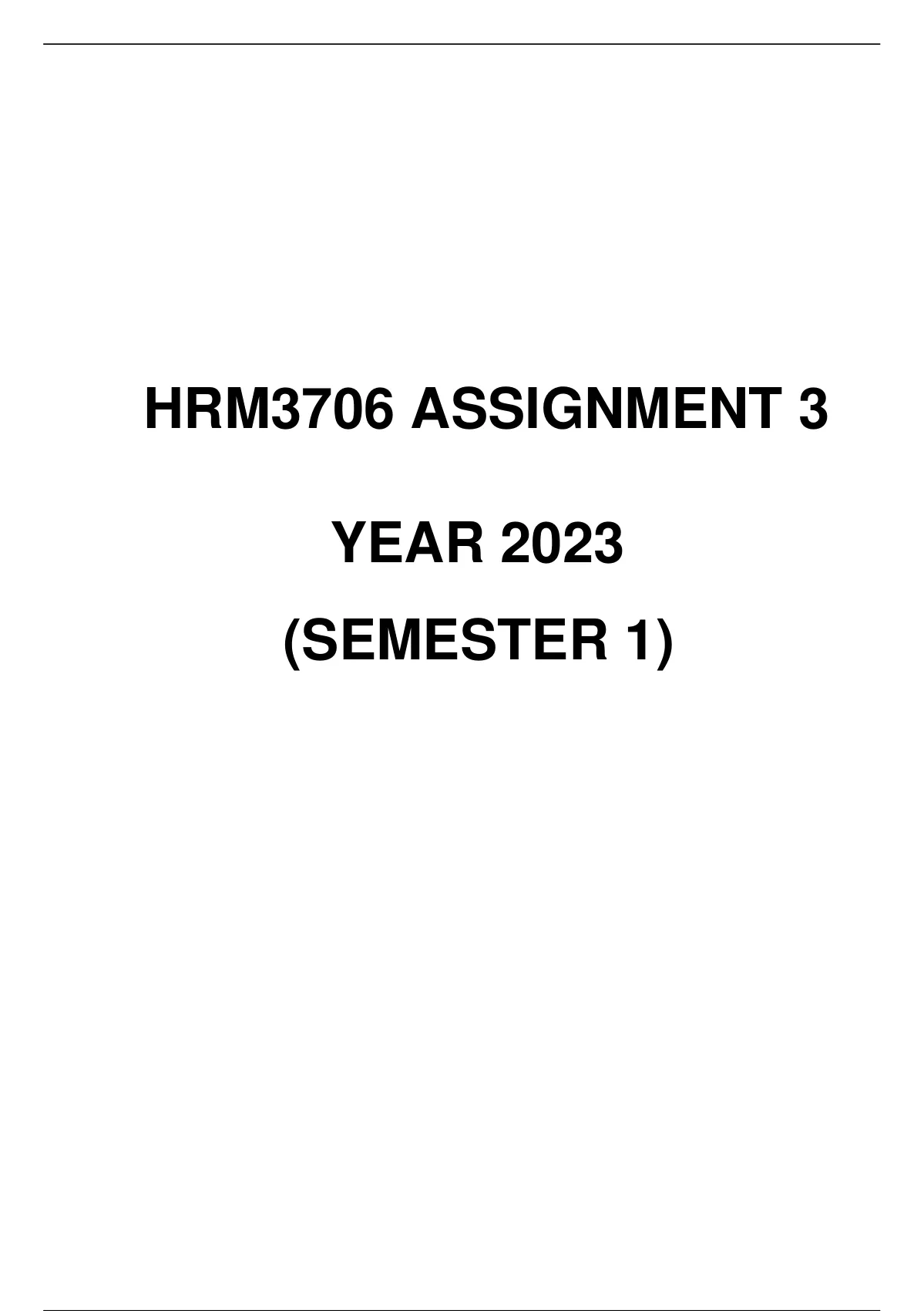 hrm3706 assignment 8 answers
