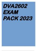DVA2602 EXAM PACK 2023
