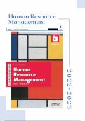 Samenvatting Human Resource Management (HW Ugent) - 17/20!!!