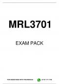 MRL3701 EXAM PACK 2024