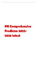 PN Comprehensive Predictor 2022-2023 latest with ALL the Answers