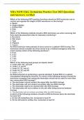 NHA NOW EKG Technician Practice Test 2023 Questions and Answers&semi; verified