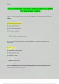QUALYS REPORTING STRATEGIES AND BEST PRACTICES &lpar;EXAM&rpar; TEST RATED 100&percnt; CORRECT