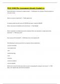 WGU D102 Pre Assessment Already Graded A&plus;