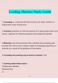 Leading Marines- The Mega Set&period; questions verified with 100&percnt; correct answers