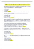 ECIHv2 Practice Questions with Complete Solutions 2023 update 
