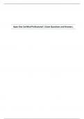 Apex One Certified Professional &vert; Exam Questions and Answers&period;