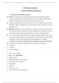 NR 224 Exam 2, Study Guide (Version 2), NR 224 Fundamental, Chamberlain University