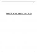 NR 224 Final Exam Test Map Study guide (Version 2), NR 224 Fundamental, Chamberlain University