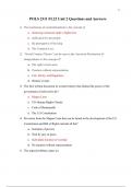 POLS 2311 FL22 Unit 2 Questions and Answers