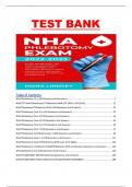 Complete&semi; NHA Phlebotomy Exams&sol;Tests&vert; Test Bank&vert; Questions with Complete Solution 100&percnt; Correct &vert;Guarantee A&plus; Score Guide 2023