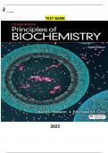 Test bank - Lehninger Principles of Biochemistry 8th Edition by David L. Nelson - Complete, Elaborated and Latest Test Bank. ALL Chapters (1-82) Included and Updated for 2023