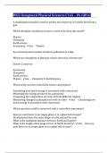 WGU Integrated Physical Sciences C165 &ndash; PA &lpar;Q&A&rpar;