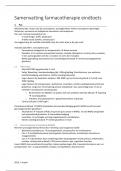 Samenvatting -  Farmacotherapie eindtoets &lpar;geneeskunde&rpar;