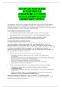 ADMN 232 MIDTERM STUDY NOTES (CHAPTERS 1-7) NEW STUDY GUIDE EXAM SHORT KEY NOTES 
