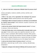 wound certification exam 2023 questions and answers with complete solution