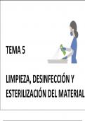 Limpieza,esterilización y desinfección del material TAO