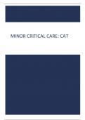 CAT Minor Critical Care | VR bij chirurgische patiënten (Behaald met een 8.6)!!