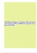HESI Med Surg&sol;Neuro Test Bank 2023 Questions and Answers &lbrack;100&percnt; CORRECT&rsqb; Complete Test Bank &lpar;SOLVED&rpar;&period; 