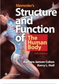 Test Bank Memmlers Structure and Function of the Human Body 12th Edition Cohen Complete Guide