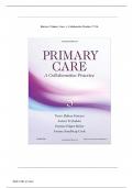 TEST BANK for Primary Care - A Collaborative Practice, 5th Edition_Terry Buttaro | Primary Care A Collaborative Practice_ALL 250 CHAPTERS with Questions and Answers with Rationale | Complete Guide A+