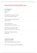 HESI A2 NEW FILE TESTED READING -2023 