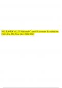 NCLEX-RN V12.35 National Council Licensure Examination  Doc 2022/2023