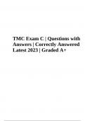TMC Exam Practice 2023 | Questions with Answers | Correctly Answered Latest 2023 | Graded A+ & TMC Practice Final Exam | Questions and Answers Already Graded A+ | Latest 2023