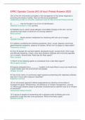 EPRC Operator Course JKO &lpar;8 hour&rpar; Pretest Answers 2023 