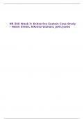 NR 565 Week 5: Endocrine System Case Study – Helen Smith, Alfonso Giuliani, John Jones
