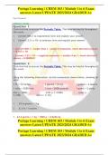 Portage Learning &sol; CHEM 103 &sol; Module 1 to 6 Exam answers Latest UPDATE 2023&sol;2024 GRADED A&plus;