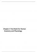 Chapter 2 Test Bank for Human Anatomy and Physiology