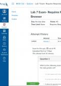 Lab 7 Exam- Requires Respondus LockDown Browser&colon; Essential Human Anatomy 