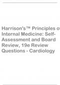 Harrison's™ Principles of  Internal Medicine: SelfAssessment and Board Review, 19e Review  Questions - Cardiology