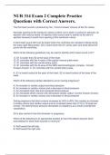 NUR 314 Exam 2 Complete Practice Questions with Correct Answers&period; 