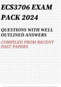ecs3706 exam pack 2024