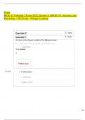  Exam BIOD 151 Module 2 Exam 2022&lowbar;Graded A &vert; BIOD 151 Anatomy and Physiology 1 M2 Exam - Portage Learning