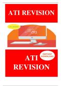 NR 324 ATI MEDICAL SURGICAL RESPIRATORY QUESTIONS AND ANSWERS
