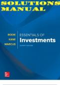 SOLUTIONS MANUAL for Essentials of Investments, 11th Edition by Bodie, Alex Kane and Alan Marcus.  (Chapters 1-22)._GET THE DOWNLOAD LINK FOR MULTIPLE FILES.