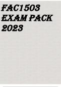 FAC1503 EXAM PACK 2023
